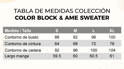 Tabla de Tallas de Ropa